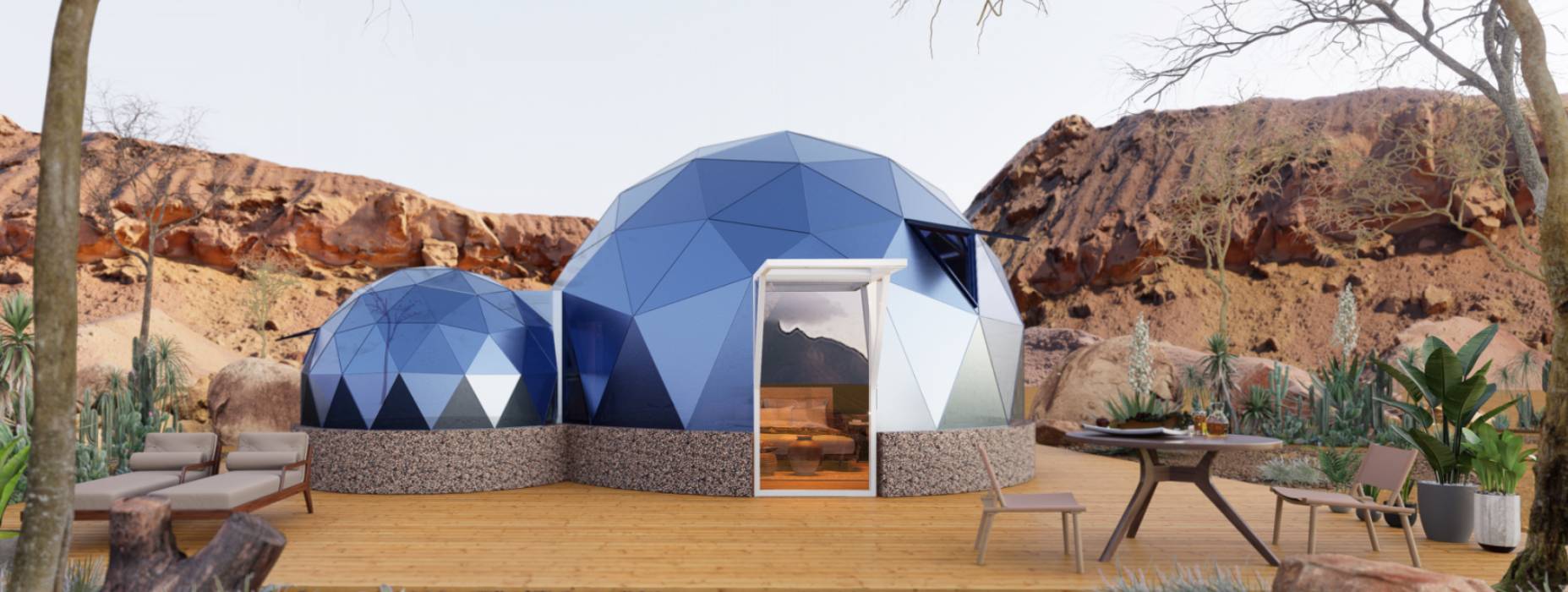 佛冈县球形智能光伏玻璃星空房